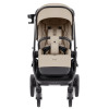 Carrello Omega Plus CRL-6540/1 - дитяча коляска 2 в 1, всесезонний візочок з ліхтариком LED, термолюлька, регулювання люльки по висоті, великі колеса, телескопічна ручка • Solar Beige