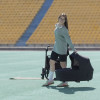 Carrello Omega Plus CRL-6540/1 - дитяча коляска 2 в 1, всесезонний візочок з ліхтариком LED, термолюлька, регулювання люльки по висоті, великі колеса, телескопічна ручка • Solar Beige