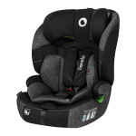 Lionelo Levi One I-Size - автокресло для детей (от 2 до 12 лет / 76 - 150 см), трансформируется в бустер • Black Grey