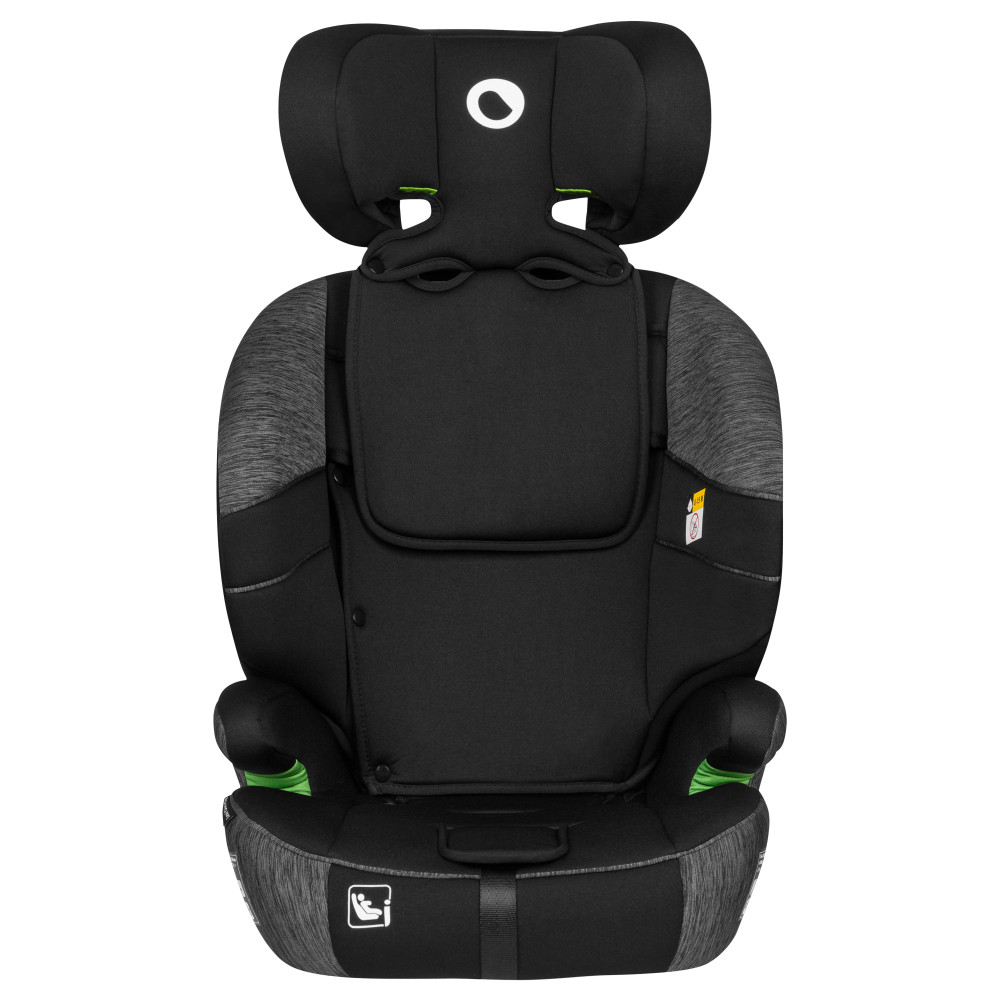 Lionelo Levi One I-Size - автокресло для детей (от 2 до 12 лет / 76 - 150 см), трансформируется в бустер • Black Grey