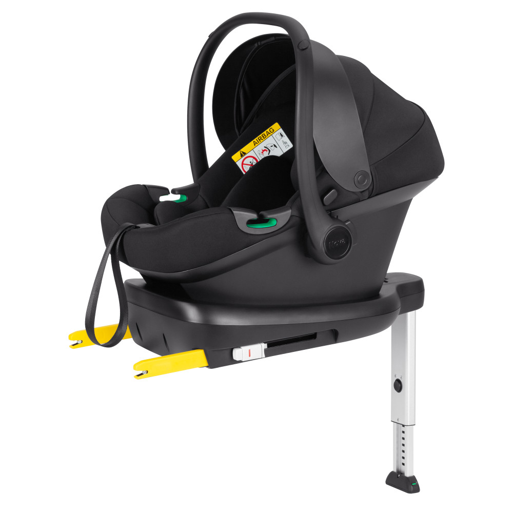 Carrello Nova - автокрісло для новонародженого i-Size CRL-16101 з базою Isofix CRL-16102, автолюлька (0 - 15 місяців / 40 - 87 см) • Grey Line