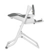 Carrello Triumph CRL-10302 - стільчик для годування з сенсорною панеллю, шезлонг, гойдалка з автоматичним безшумним рухом (живлення від мережі та батарейок, пульт ДК, таймер, 2 колеса) • Palette Grey