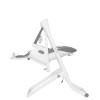 Carrello Triumph CRL-10302 - стільчик для годування з сенсорною панеллю, шезлонг, гойдалка з автоматичним безшумним рухом (живлення від мережі та батарейок, пульт ДК, таймер, 2 колеса) • Palette Grey