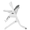 Carrello Triumph CRL-10302 - стільчик для годування з сенсорною панеллю, шезлонг, гойдалка з автоматичним безшумним рухом (живлення від мережі та батарейок, пульт ДК, таймер, 2 колеса) • Palette Grey