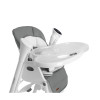 Carrello Triumph CRL-10302 - стільчик для годування з сенсорною панеллю, шезлонг, гойдалка з автоматичним безшумним рухом (живлення від мережі та батарейок, пульт ДК, таймер, 2 колеса) • Palette Grey