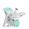 Carrello Triumph CRL-10302 - стільчик для годування з сенсорною панеллю, шезлонг, гойдалка з автоматичним безшумним рухом (живлення від мережі та батарейок, пульт ДК, таймер, 2 колеса) • Mint Green
