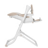 Carrello Triumph CRL-10302 - стільчик для годування з сенсорною панеллю, шезлонг, гойдалка з автоматичним безшумним рухом (живлення від мережі та батарейок, пульт ДК, таймер, 2 колеса) • Cream Beige
