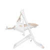 Carrello Triumph CRL-10302 - стільчик для годування з сенсорною панеллю, шезлонг, гойдалка з автоматичним безшумним рухом (живлення від мережі та батарейок, пульт ДК, таймер, 2 колеса) • Cream Beige