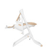 Carrello Triumph CRL-10302 - стільчик для годування з сенсорною панеллю, шезлонг, гойдалка з автоматичним безшумним рухом (живлення від мережі та батарейок, пульт ДК, таймер, 2 колеса) • Cocoa Brown