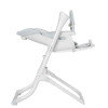 Carrello Triumph CRL-10302 - стільчик для годування з сенсорною панеллю, шезлонг, гойдалка з автоматичним безшумним рухом (живлення від мережі та батарейок, пульт ДК, таймер, 2 колеса) • Cloud Grey