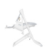 Carrello Triumph CRL-10302 - стільчик для годування з сенсорною панеллю, шезлонг, гойдалка з автоматичним безшумним рухом (живлення від мережі та батарейок, пульт ДК, таймер, 2 колеса) • Cloud Grey
