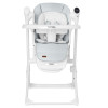 Carrello Triumph CRL-10302 - стільчик для годування з сенсорною панеллю, шезлонг, гойдалка з автоматичним безшумним рухом (живлення від мережі та батарейок, пульт ДК, таймер, 2 колеса) • Cloud Grey