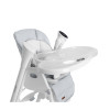 Carrello Triumph CRL-10302 - стільчик для годування з сенсорною панеллю, шезлонг, гойдалка з автоматичним безшумним рухом (живлення від мережі та батарейок, пульт ДК, таймер, 2 колеса) • Cloud Grey