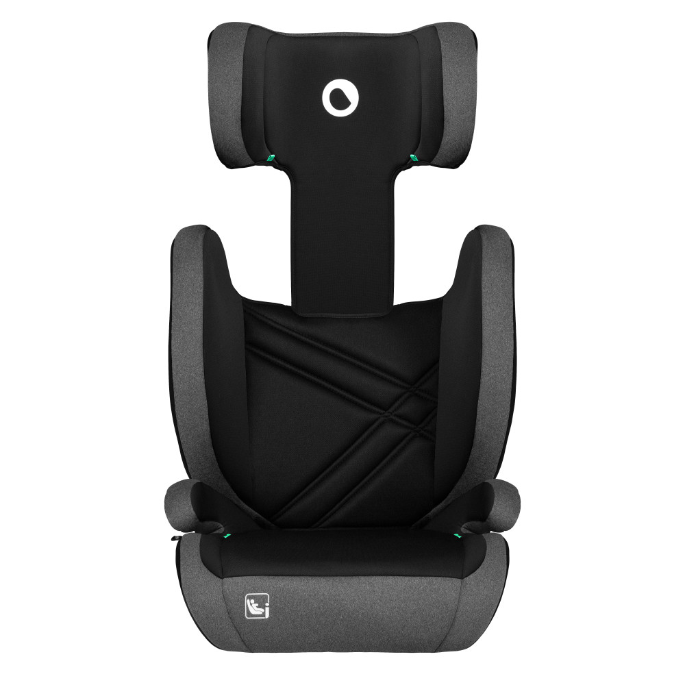 Lionelo Hugo i-Size - автокрісло для дітей (від 3.5 до 12 років / 100 - 150 см), трансформується в бустер • Black Grey Lionelo Hugo i-Size - автокрісло для дітей (від 3.5 до 12 років / 100 - 150 см), трансформується в бустер • Black Grey