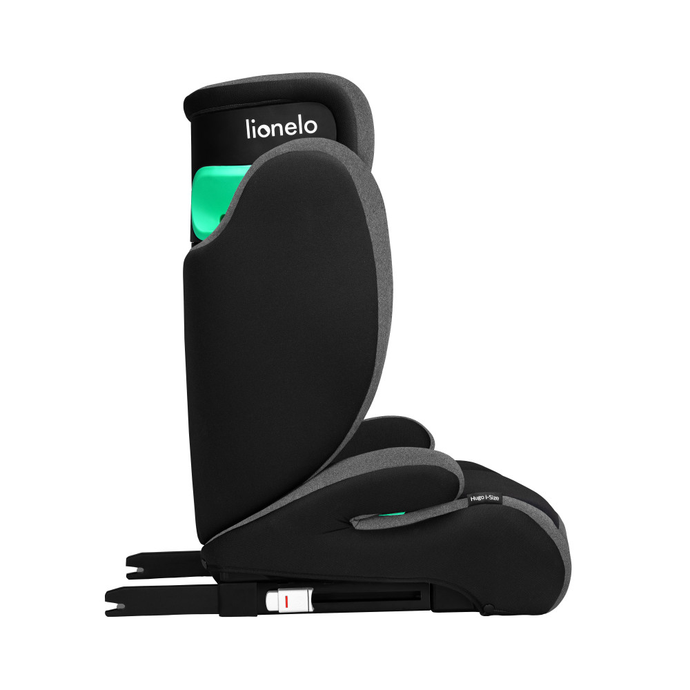 Lionelo Hugo i-Size - автокрісло для дітей (від 3.5 до 12 років / 100 - 150 см), трансформується в бустер • Black Grey Lionelo Hugo i-Size - автокрісло для дітей (від 3.5 до 12 років / 100 - 150 см), трансформується в бустер • Black Grey