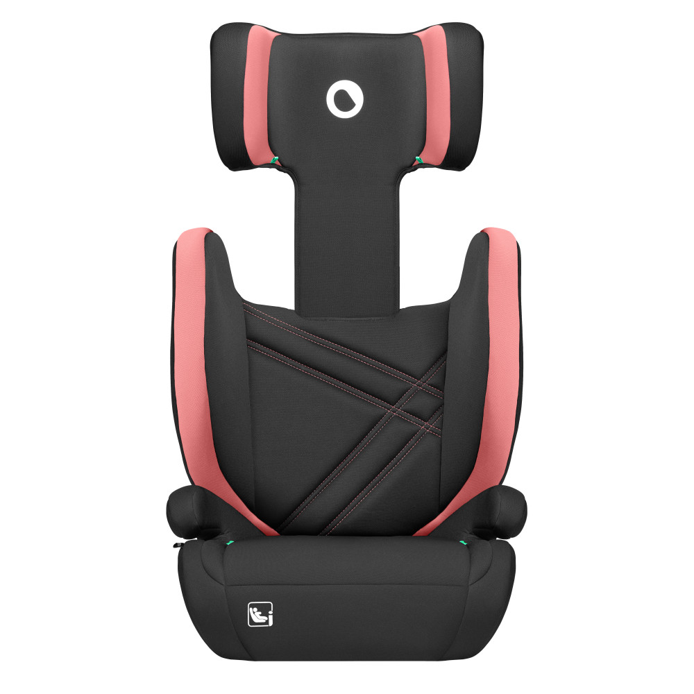 Lionelo Hugo i-Size - автокрісло для дітей (від 3.5 до 12 років / 100 - 150 см), трансформується в бустер • Pink Baby Lionelo Hugo i-Size - автокрісло для дітей (від 3.5 до 12 років / 100 - 150 см), трансформується в бустер • Pink Baby