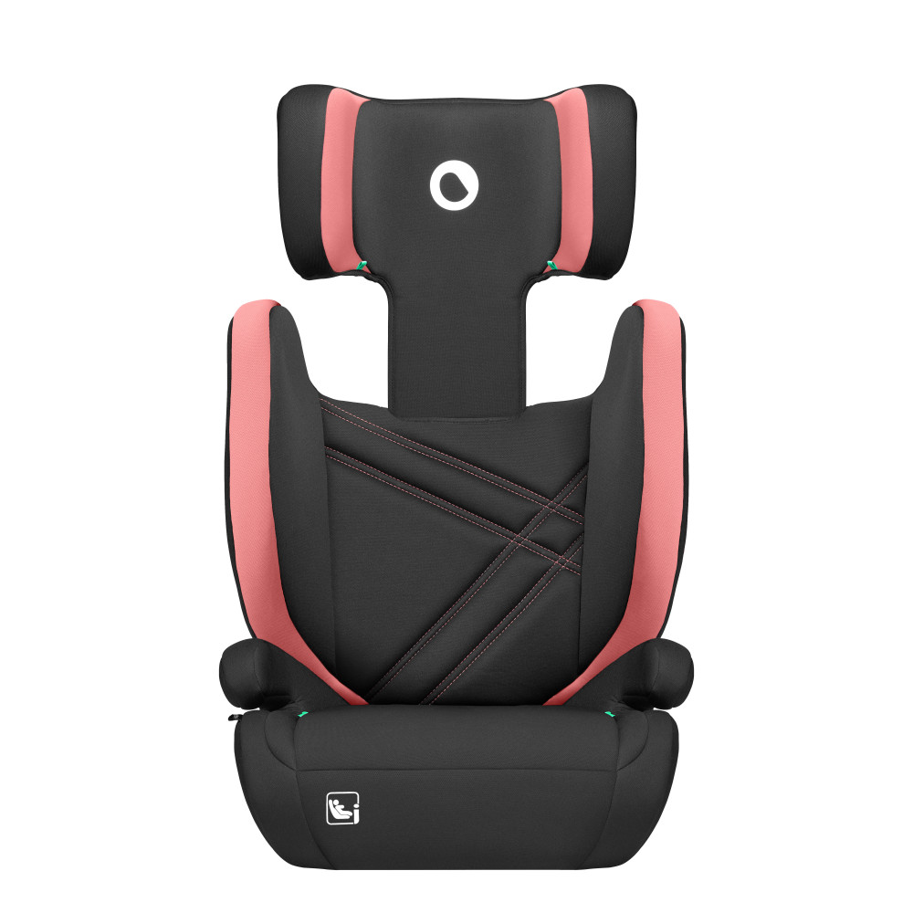 Lionelo Hugo i-Size - автокрісло для дітей (від 3.5 до 12 років / 100 - 150 см), трансформується в бустер • Pink Baby Lionelo Hugo i-Size - автокрісло для дітей (від 3.5 до 12 років / 100 - 150 см), трансформується в бустер • Pink Baby