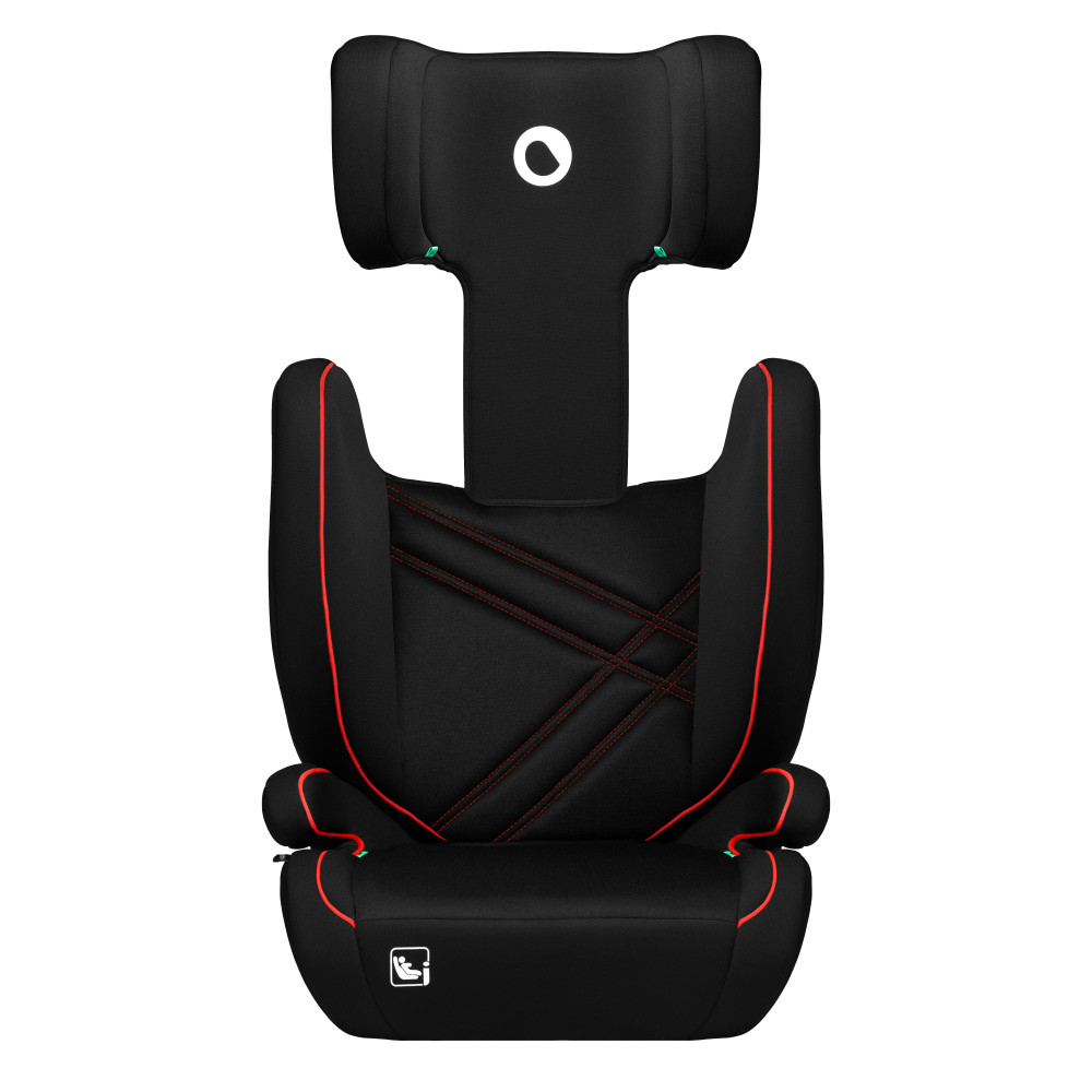Lionelo Hugo i-Size - автокрісло для дітей (від 3.5 до 12 років / 100 - 150 см), трансформується в бустер • Sporty Black Lionelo Hugo i-Size - автокрісло для дітей (від 3.5 до 12 років / 100 - 150 см), трансформується в бустер • Sporty Black
