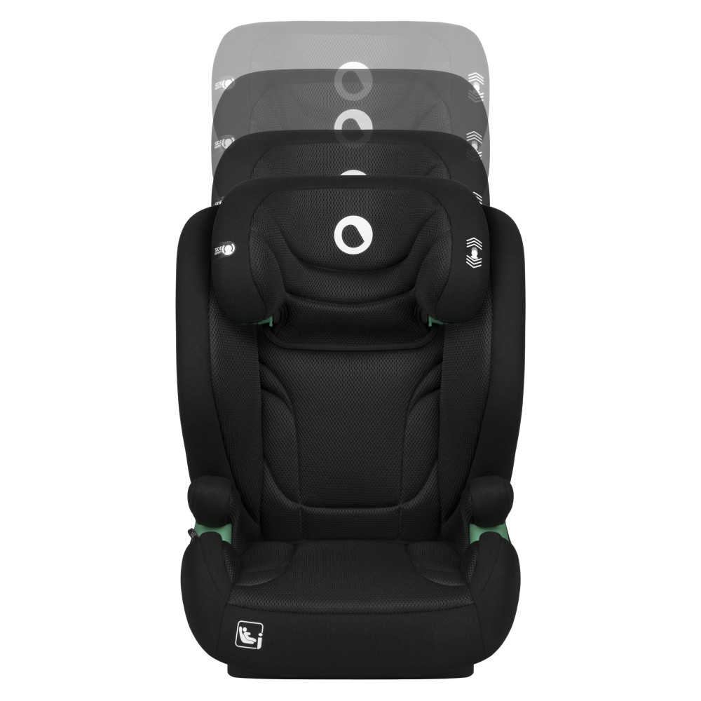 Lionelo Igo i-Size - автокрісло для дітей (від 3 до 12 років / 100 - 150 см), трансформується в бустер, додатковий бічний захист • Carbon Black Lionelo Igo i-Size - автокрісло для дітей (від 3 до 12 років / 100 - 150 см), трансформується в бустер, додатковий бічний захист • Carbon Black