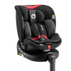 Lionelo Navy i-Size - поворотное автокресло для детей (от рождения до 12 лет / 40 - 150 см), с регулировкой наклона спинки • Black Red