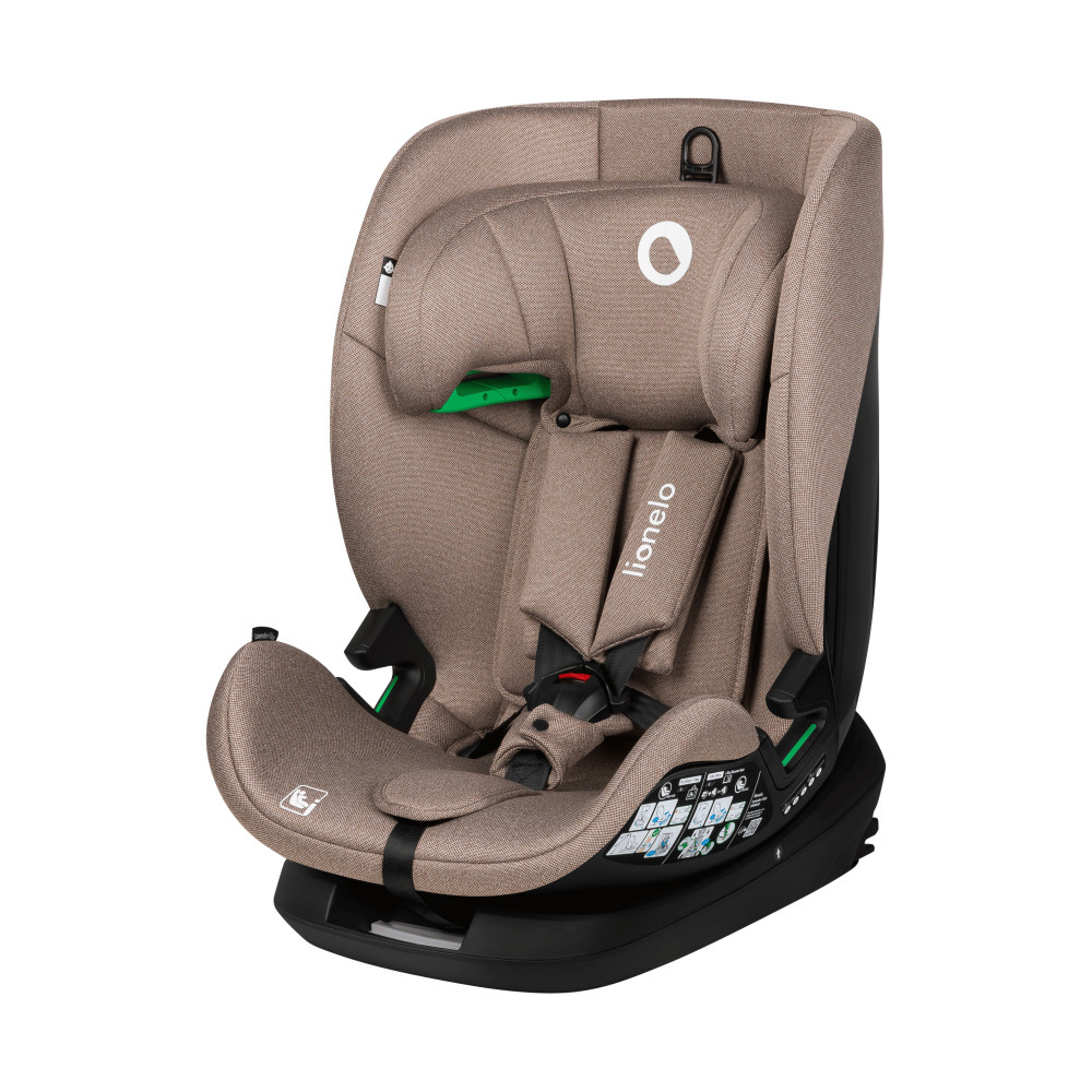Lionelo Lavender i-Size - автокресло для детей (от 2 до 12 лет / 76 - 150 см), трансформируется в бустер • Beige Latte