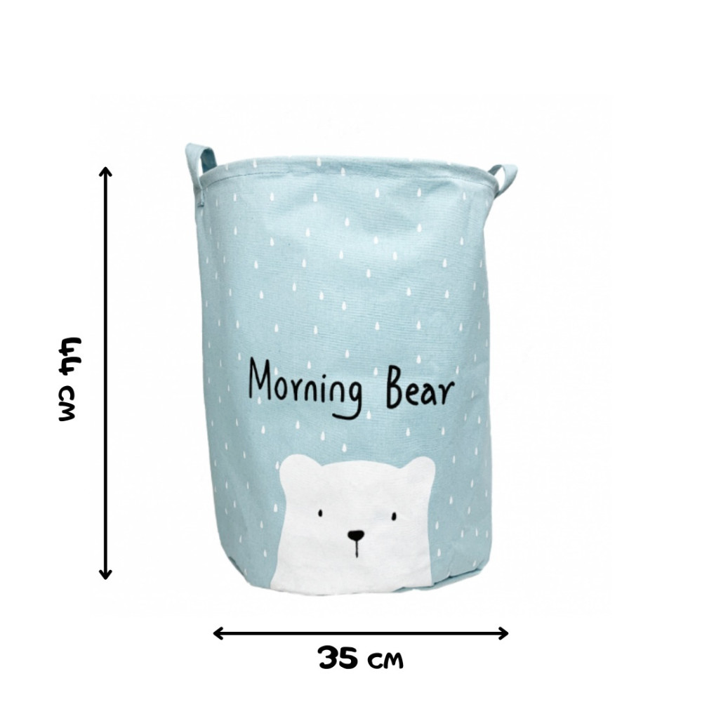 Кошик для іграшок Hello my bear, блакитний (1004)