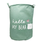 Кошик для іграшок Hello my bear, зелений (1004)