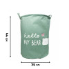 Корзина для игрушек Hello my bear, зеленый (1004)