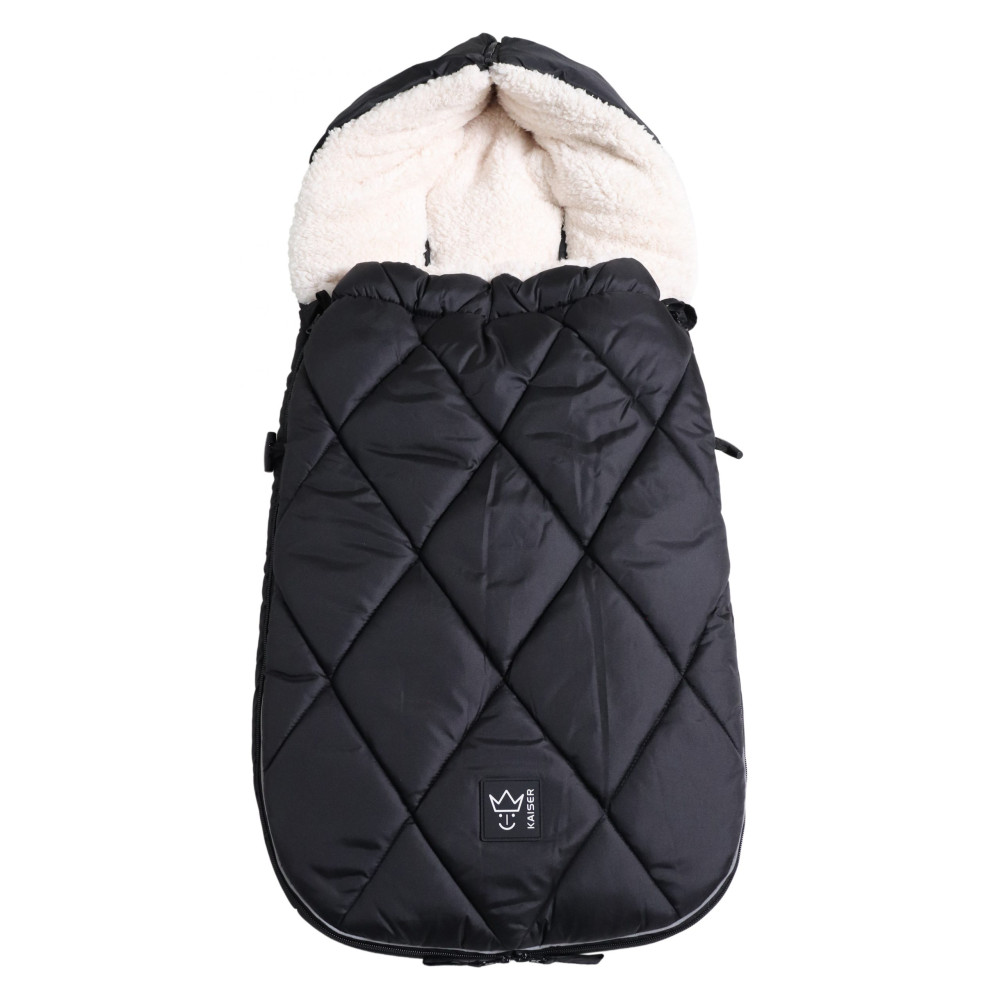 Теплый конверт Kaiser XL TOO, флис, black-cream (65763251)