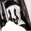 Теплый конверт Kaiser XL TOO, флис, black-cream (65763251)
