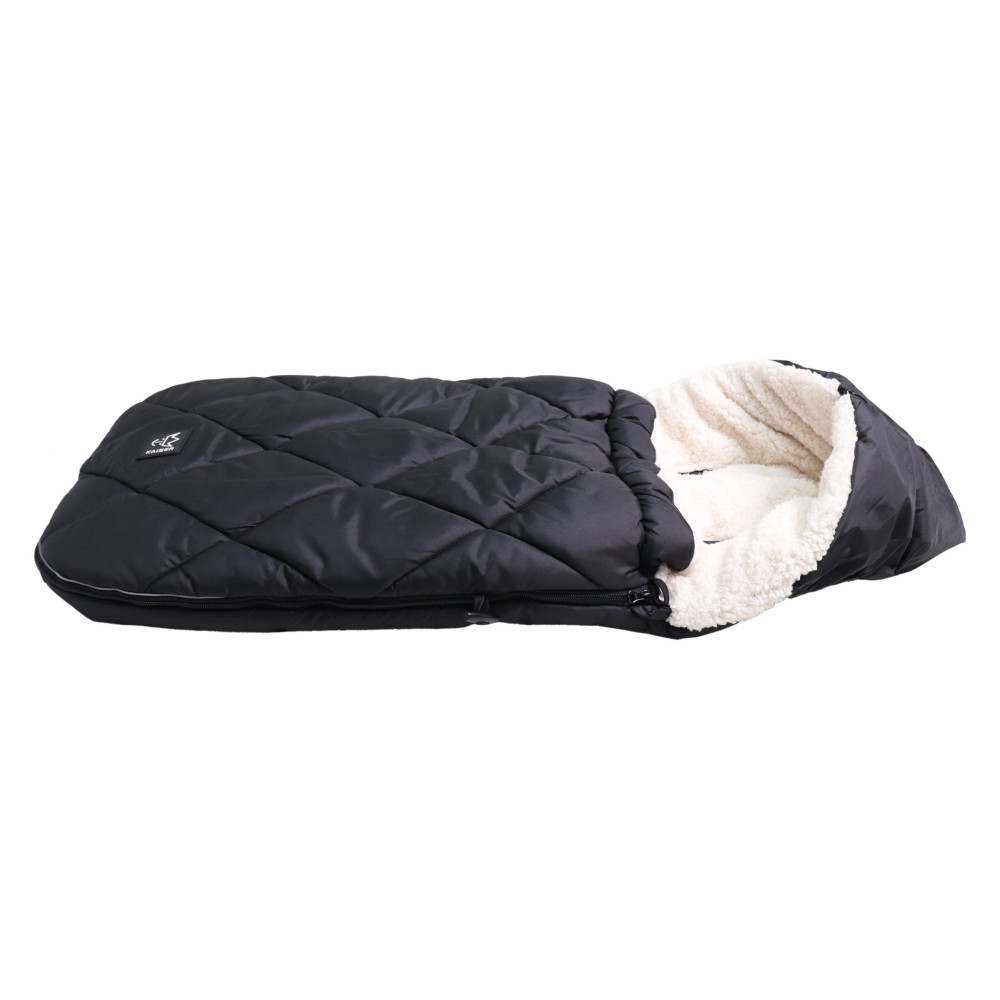 Теплый конверт Kaiser XL TOO, флис, black-cream (65763251)