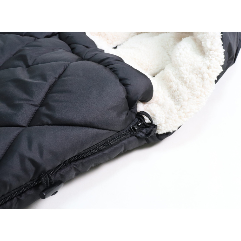 Теплый конверт Kaiser XL TOO, флис, black-cream (65763251)