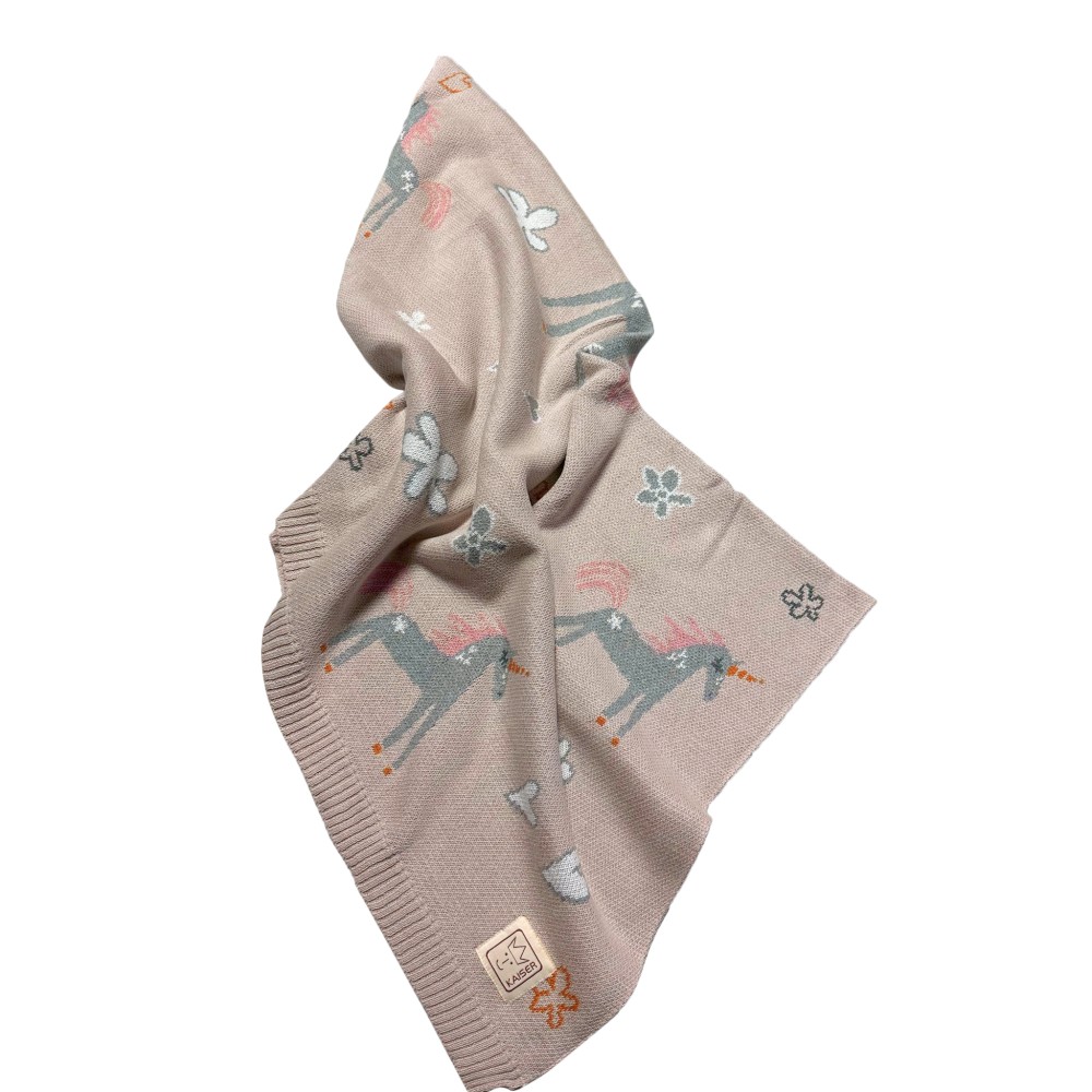 Детское одеяло Kaiser Единорог органик, 80х100 см (65214)