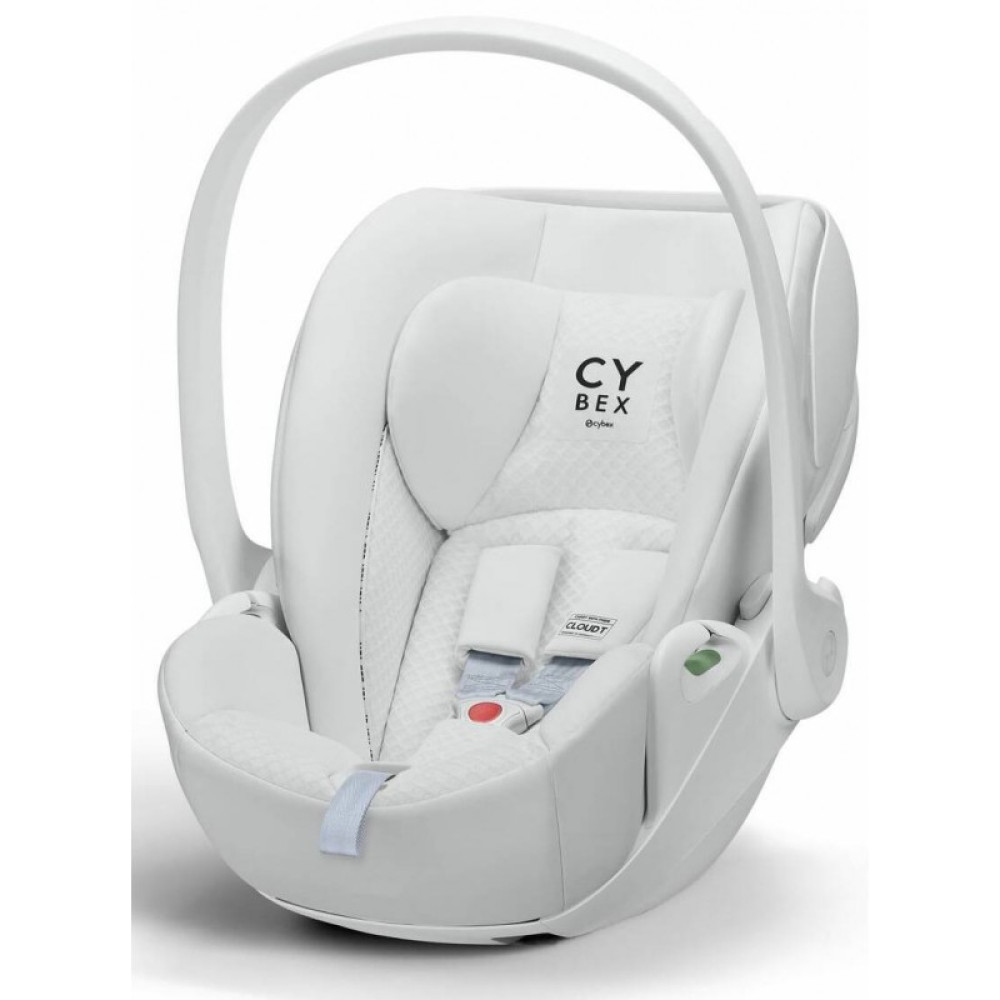 Cybex Cloud T i-Size - автокресло для новорожденного (от 0 до 24 месяцев / 45 - 87 см рост), раскладывающееся до лежачего положения • Urban Mobility White