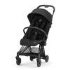 Cybex Coya - легкая прогулочная коляска для путешествий, ультракомпактная коляска премиум (ручная кладь), черная рама • Urban Mobility Black (Fashion Collections) 