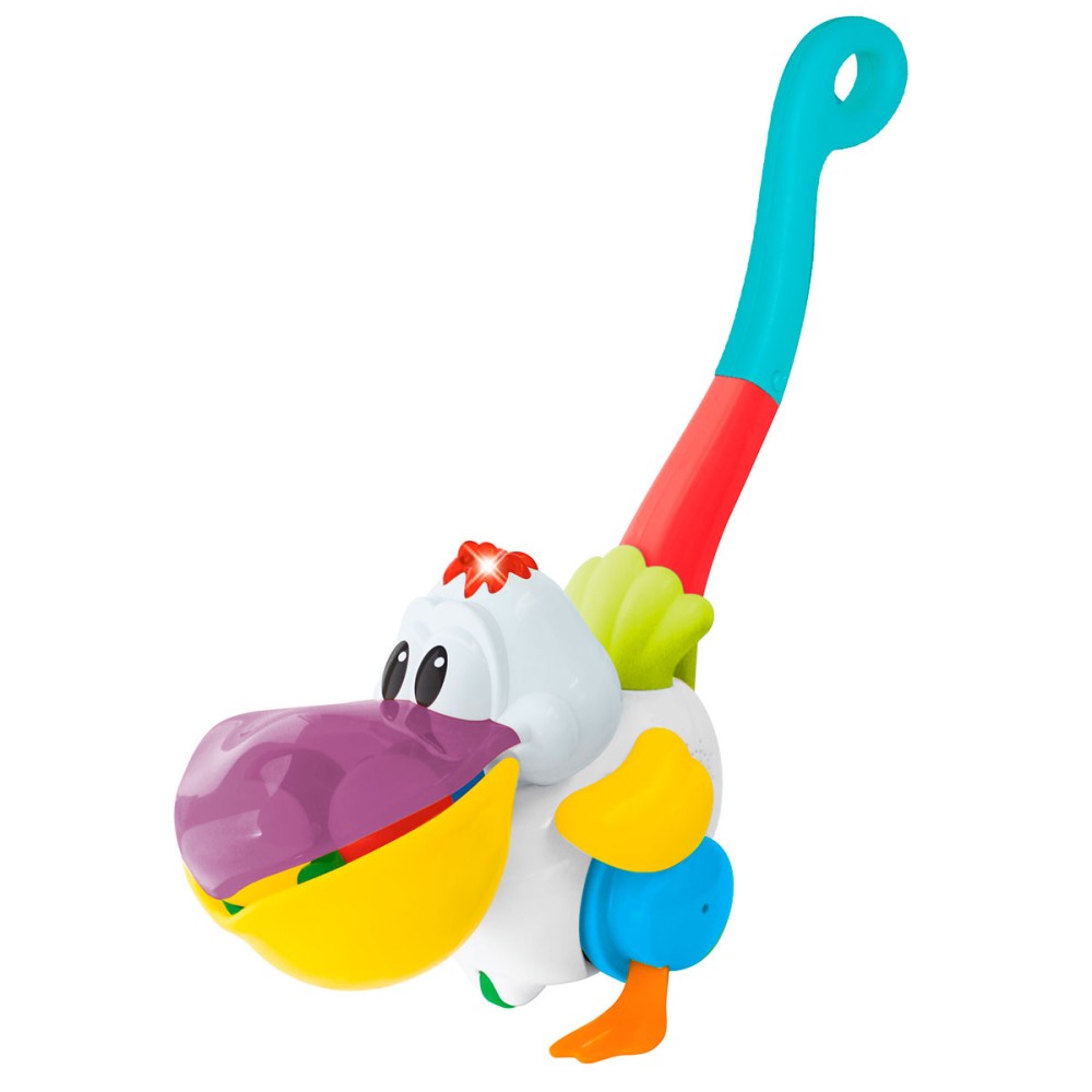 Игрушка-каталка развивающая Kiddi Smart - Пеликан-Вытейщик, укр (064642)