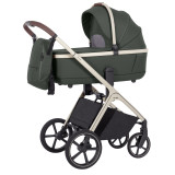 Carrello Vector CRL-6550 - легкая детская коляска 2в1 с регулировкой высоты люльки и прогулочного сиденья • Ocean Green