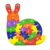 Розвиваючий дерев'яний пазл Viga Toys Равлик (55252)