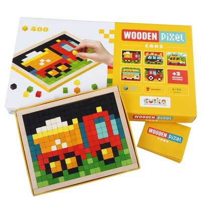 Мозаїка Cubika Wooden pixel 4 Машинки, 400 деталей (14903)
