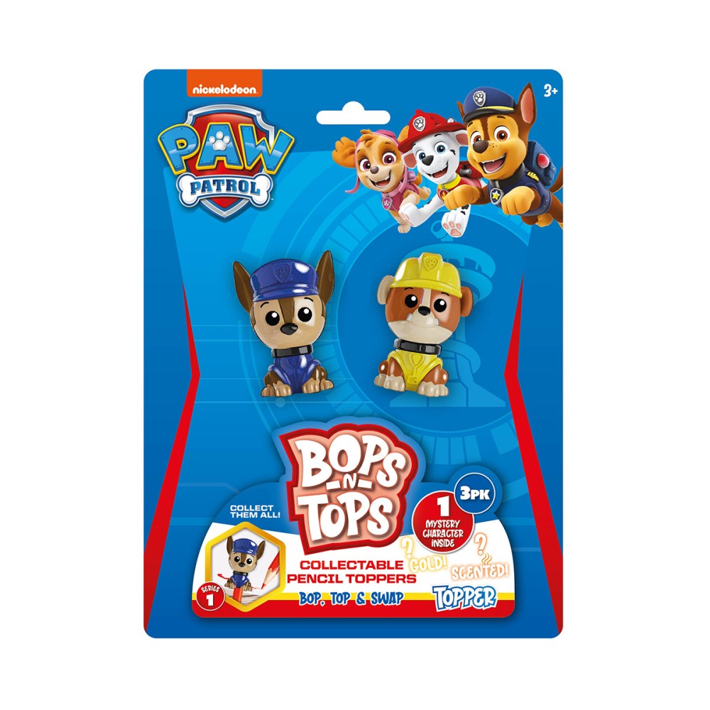 Набор фигурок-топеров Sambro – Щенячий патруль 3 шт в комплекте, фигурки в ассортименте (PWP20-3980-KV-FO)