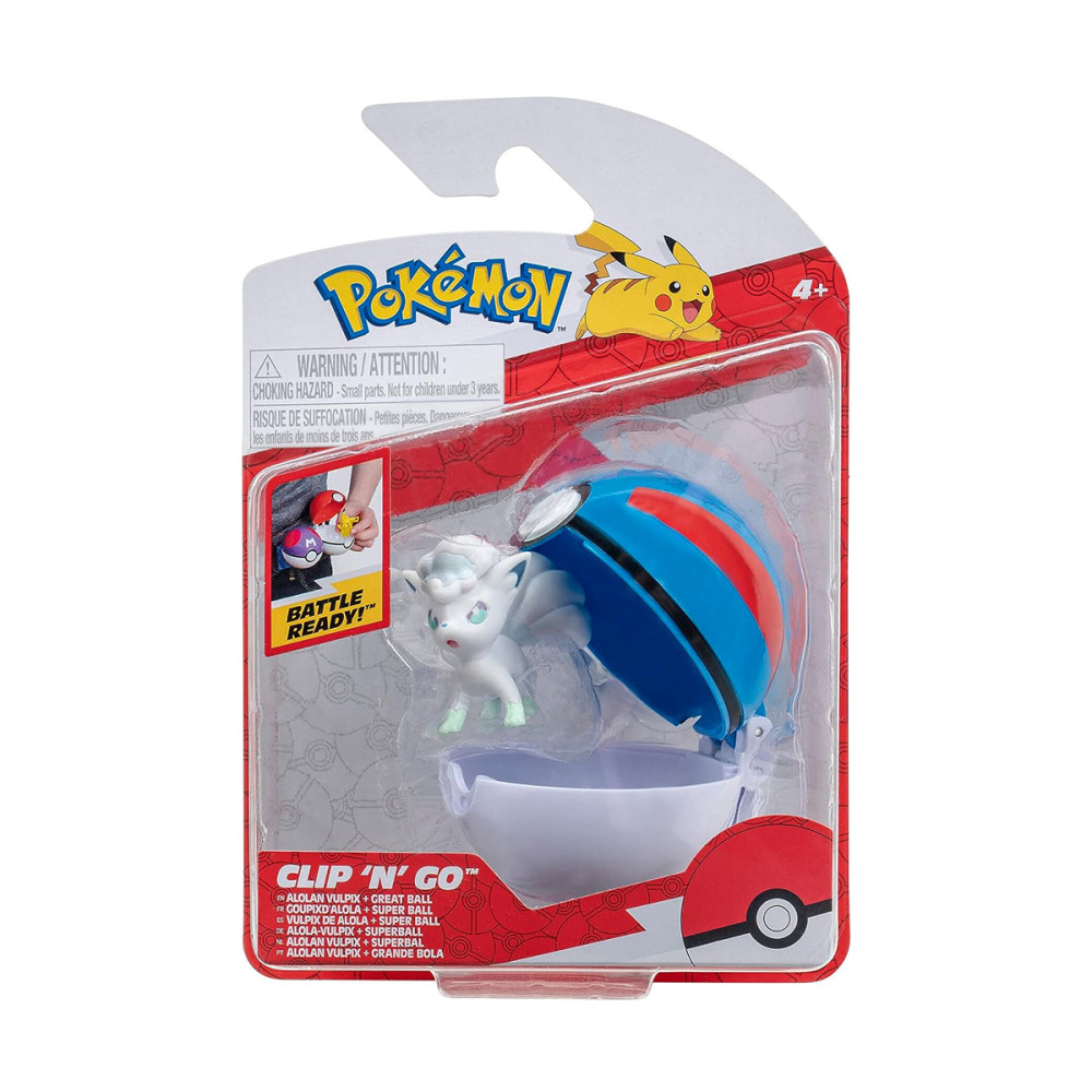 Игровой набор Pokemon W14 - Алола Вульпикс в покеболе (PKW3135) Игровой набор Pokemon W14 - Алола Вульпикс в покеболе (PKW3135)
