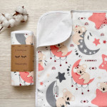 Непромокаемая пеленка Маленькая Соня Фланель 50х80 Коала на месяце (11565220)