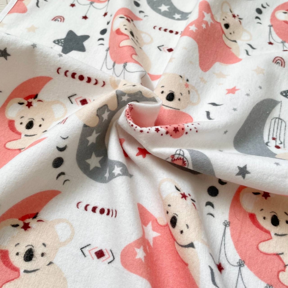 Непромокаемая пеленка Маленькая Соня Фланель 50х80 Коала на месяце (11565220)