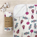 Непромокаемая пеленка Маленькая Соня Фланель 50х80 Конфетки (11565339)