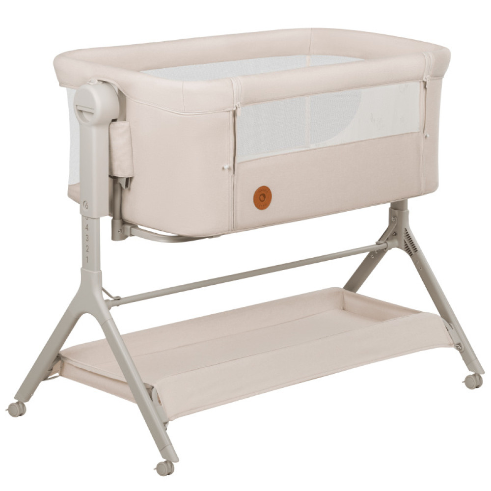 Lionelo Leonie Plus - приставне дитяче ліжечко 3 в 1 • Beige Sand