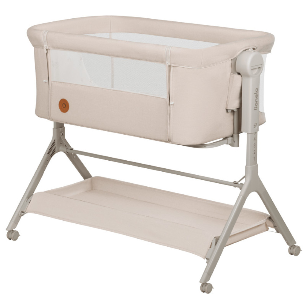 Lionelo Leonie Plus - приставне дитяче ліжечко 3 в 1 • Beige Sand Lionelo Leonie Plus - приставне дитяче ліжечко 3 в 1 • Beige Sand