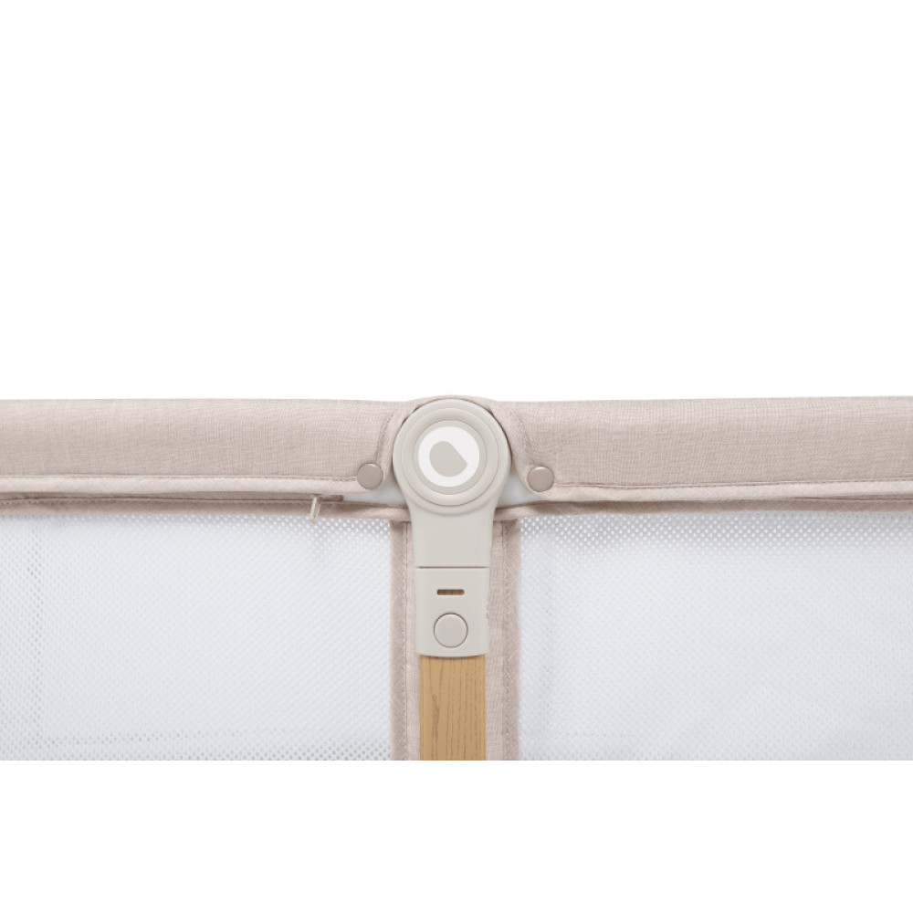 Дитяче ліжечко з люлькою Lionelo Malin Evo Beige Natural