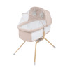 Lionelo Malin Evo - кроватка-колыбель 3 в 1 с функцией качания • Beige Natural