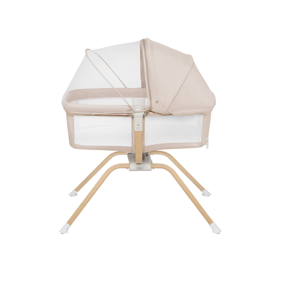 Lionelo Malin Evo - кроватка-колыбель 3 в 1 с функцией качания • Beige Natural Lionelo Malin Evo - кроватка-колыбель 3 в 1 с функцией качания • Beige Natural