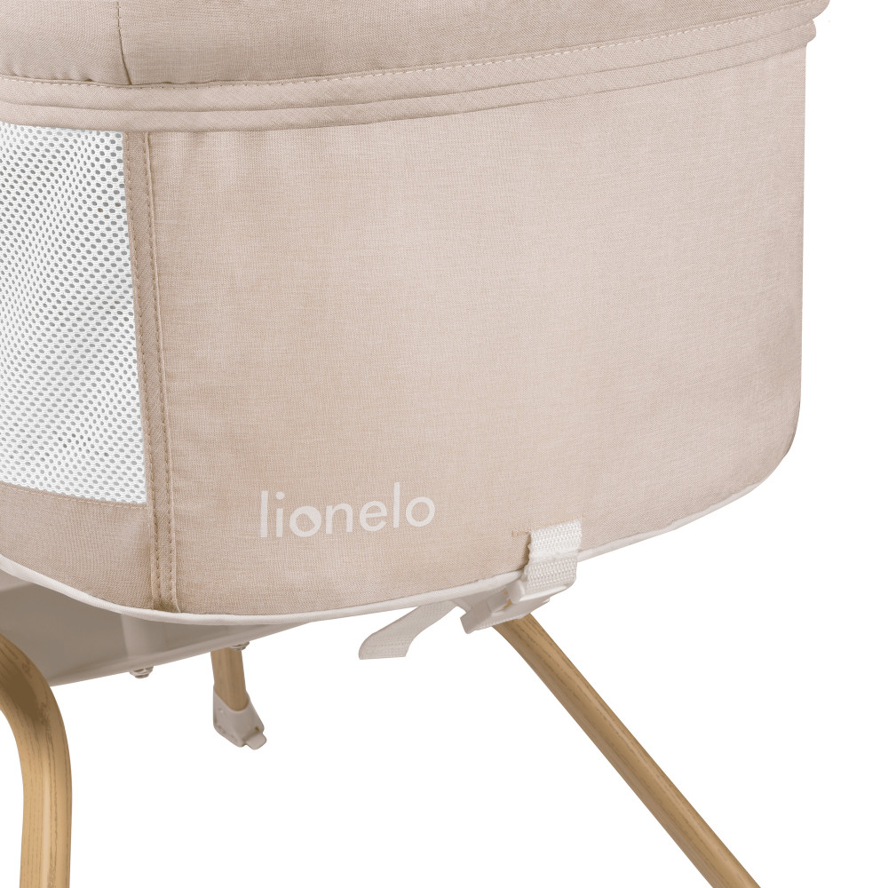 Lionelo Malin Evo - кроватка-колыбель 3 в 1 с функцией качания • Beige Natural Lionelo Malin Evo - кроватка-колыбель 3 в 1 с функцией качания • Beige Natural